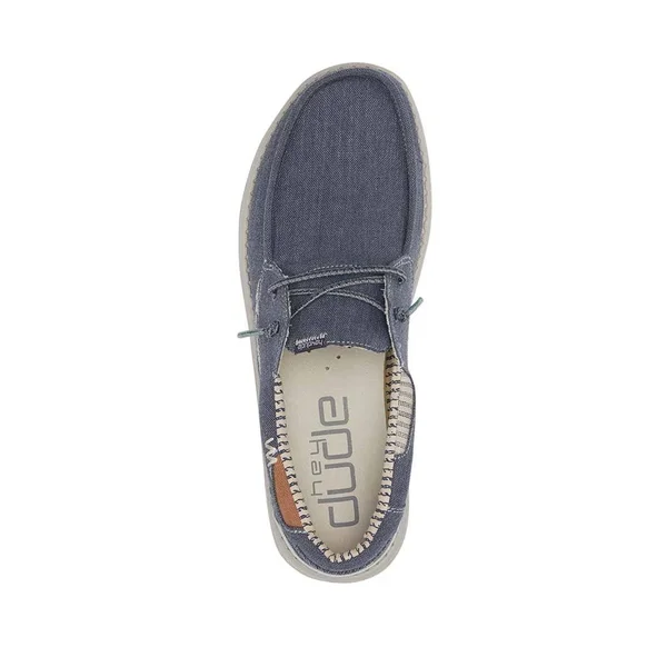 Hey Dude Men's Welsh Chambray Sea Blue Shoes 112222140