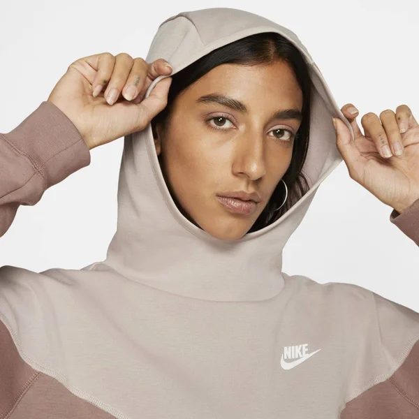 Nike Sportswear Tech Fleece Women's Pullover Hoodie CJ3871-215 Size S