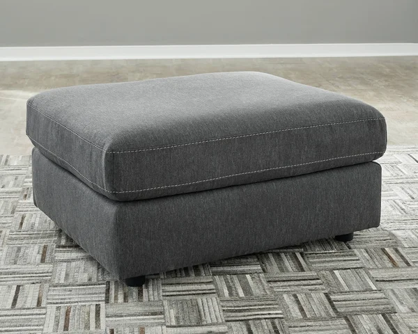 Ashley Candela Charcoal Oversized Accent Ottoman