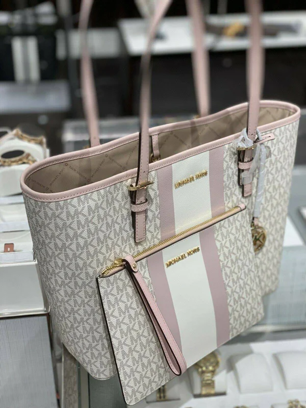 Michael Kors Jet Set Travel Medium Carryall Tote Bag Purse Handbag