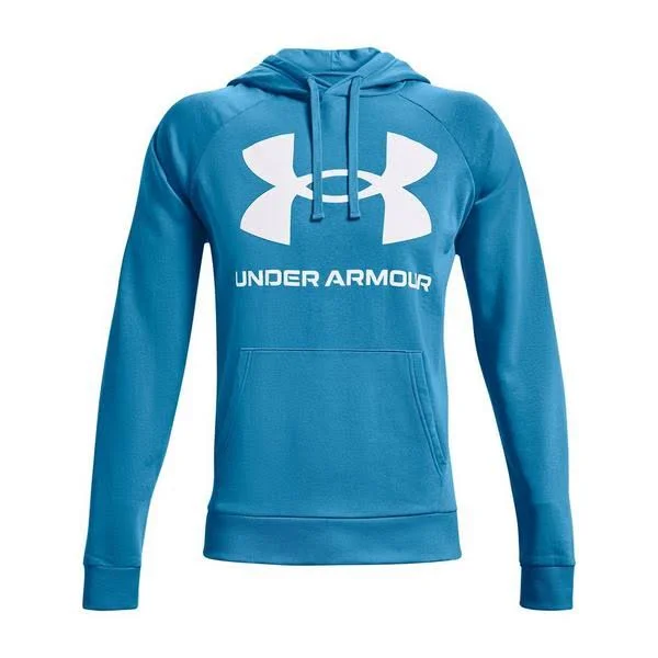 Under Armour Men's Rival Fleece Big Logo Hoodie - Radar Blue