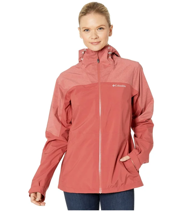 Columbia Women's Evolution Valley II Jacket - Large - Dusty Crimson/Dusty Crimson Heather