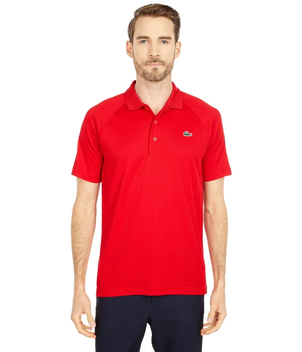 Lacoste Sport Solid Performance Stretch Short-Sleeve Polo Shirt - 2XL