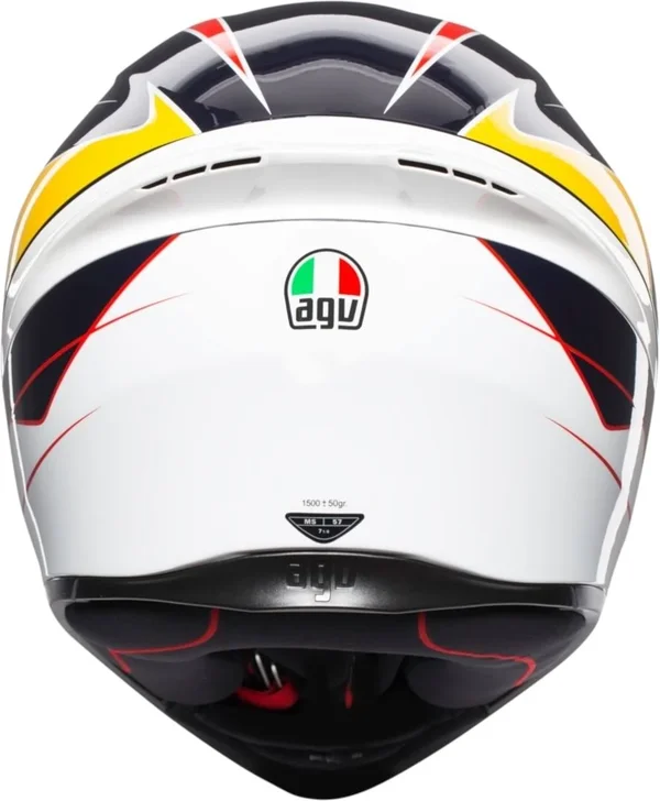 AGV K1 Pitlane Motorcycle Helmet (Blue|Red|Yellow)