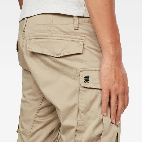 G-Star Male Rovic Zip 3D Straight Tapered Pant Pants Tapered Beige