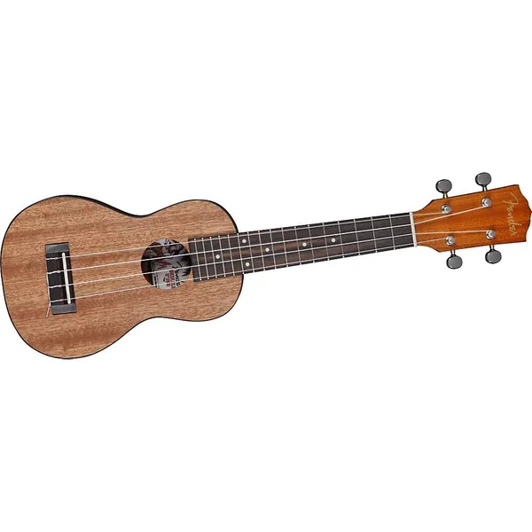 Fender U&Uku Soprano Ukulele, Mahogany Top Satin Body Finish