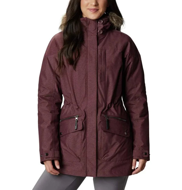 Columbia Women's Carson Pass interchange Jacket (L Malbec)