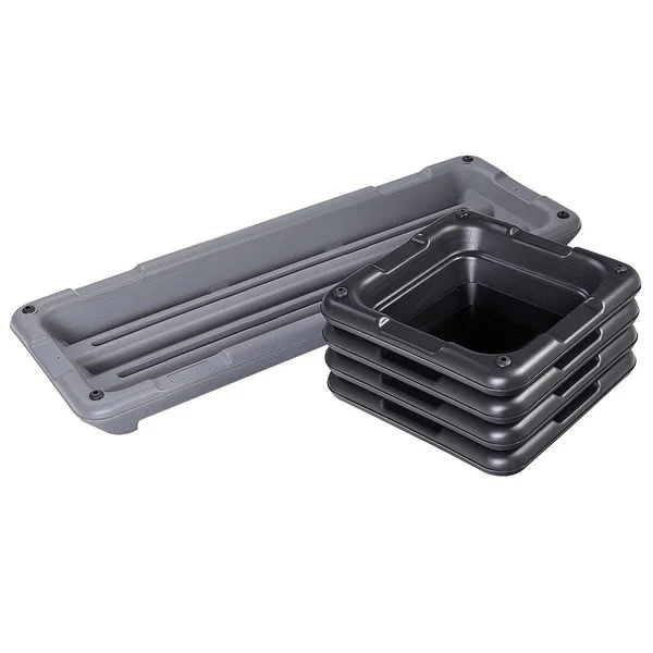 43&& Height Adjustable Fitness Aerobic Step with Risers
