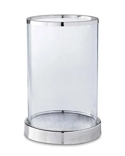 Disc Hurricane - X-Large, Nickel, Williams Sonoma - Candle Holders - Home Decor