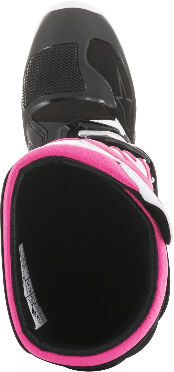 Alpinestars Stella Tech 3 Womens Boots (8, Black/White/Pink)