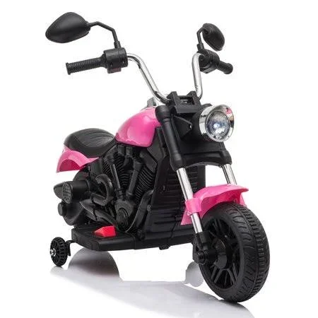 Motorcycle Ride on Toys - 6V Kids Ride on Motorcycle Battery Powered Electric Toy, Electric Motorcycles for Kid Boys Girls w/ Tra