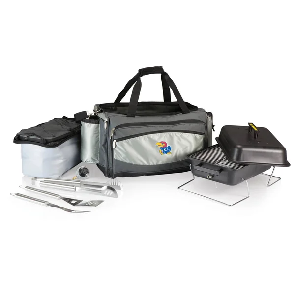 Kansas Jayhawks Vulcan Cooler & Propane Grill - 16" x 8" x 7"