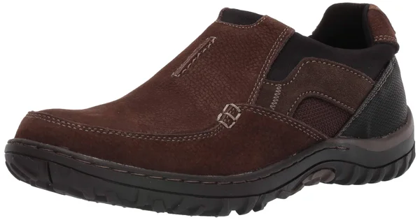 Men's Nunn Bush Quest Moc Toe Slip On, Size: 14, Brown