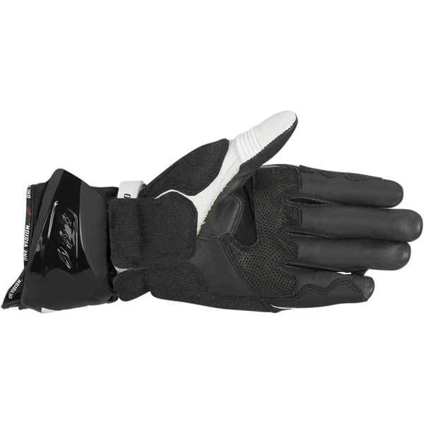 Alpinestars Supertech Leather Gloves (2XL Black/Yellow/Red)