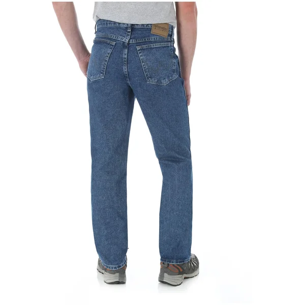 Wrangler Men's Rugged Wear Relaxed Fit Jean, Vintage Indigo