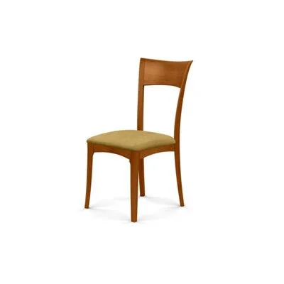 Ingrid Upholstered Solid Wood Side Chair Copeland Furniture Upholstery Color: Lime Microsuede, Frame Color: Autumn Cherry