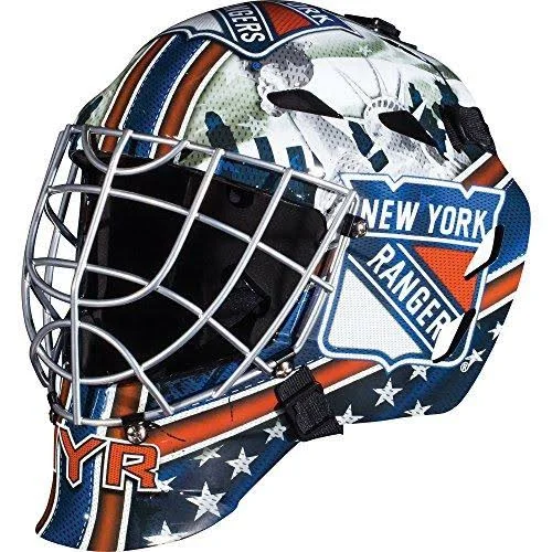 Franklin Sports GFM 1500 NHL Columbus Blue Jackets Goalie Face Mask