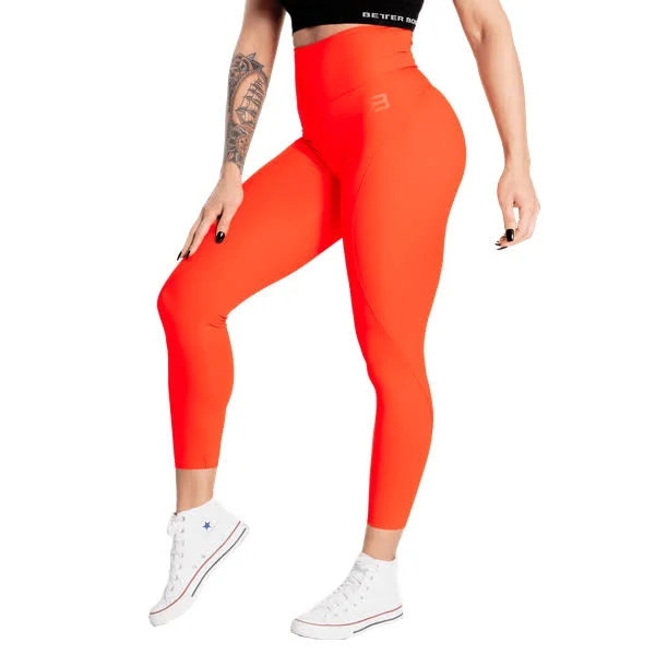 Better Bodies Women's High Waist Leggings in Red Size M