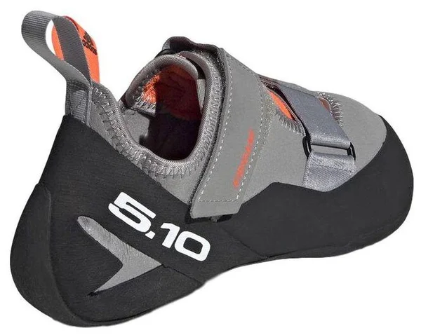 Five Ten Women's Kirigami Climbing Shoe - 10 - Dove Grey, Black, Solar Red