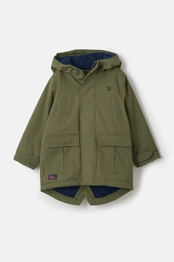 Lighthouse Boy's Harrison Coat - Utility Green 9-10y