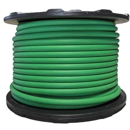 Frontier Hzg02525-250 1/4x22 x 250& Green EPDM Rubber Air Hose - 250 psi