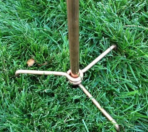 Stanwood Wind Sculpture Kinetic Copper Triple Spinner Falling Foliage