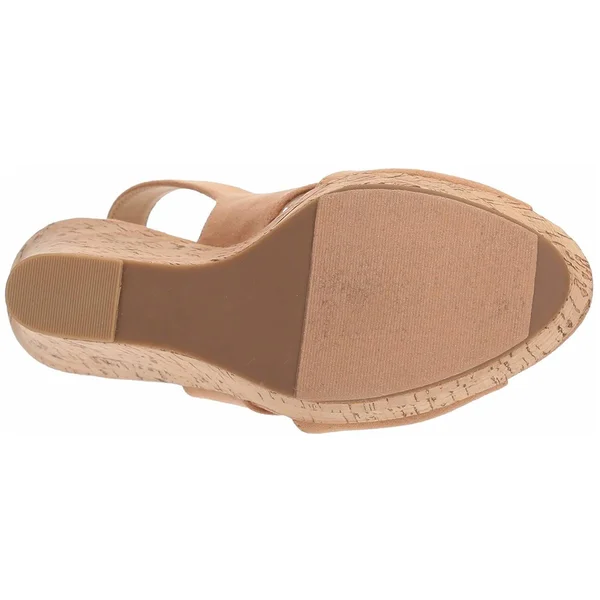 Chinese Laundry Myya Wedge Sandal - Women's - Camel Brown