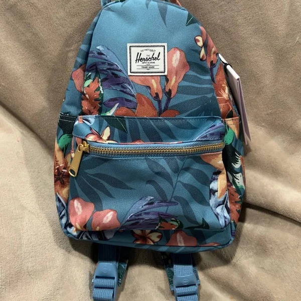 Herschel Supply Co. Nova Summer Floral Heaven Blue Mini Backpack - Blue - One Size