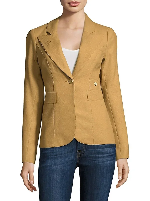 Smythe Women's Duchess Wool Blazer - Camel - Size 6