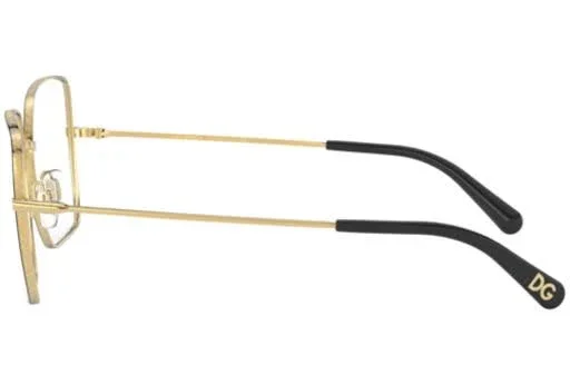 Dolce & Gabbana DG1323 Eyeglasses, 57-16-140, 1334 Gold/Black