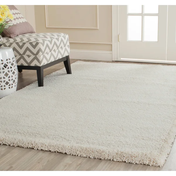 Safavieh Milan Shag Maibritt 2-Inch Thick Rug - 2& x 20& Runner - Grey