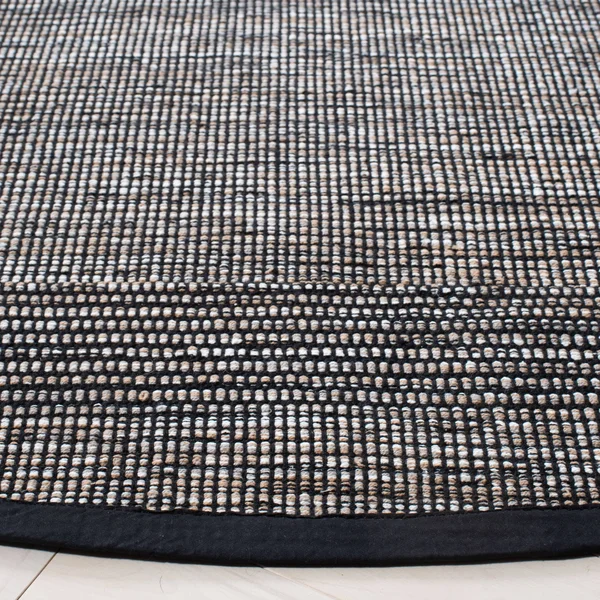 Safavieh MTK620K-6SQ 6 x 6 ft. Montauk Contemporary Square Rug Turquoise & Black