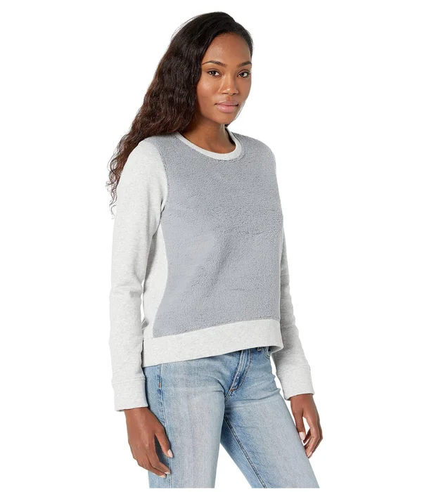 Marmot Women's Crew Neck Sherpa Sweatshirt - Xs - Grey Storm Heather