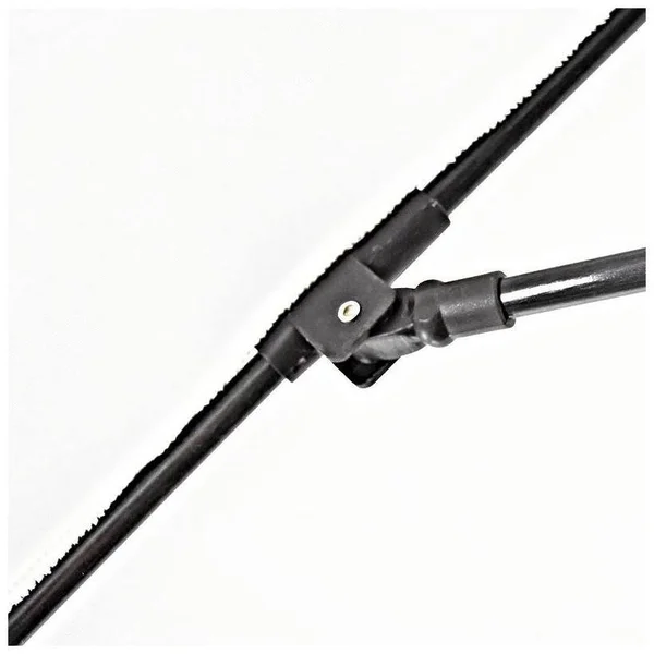 California Umbrella Venture 9& White Market Umbrella in Black