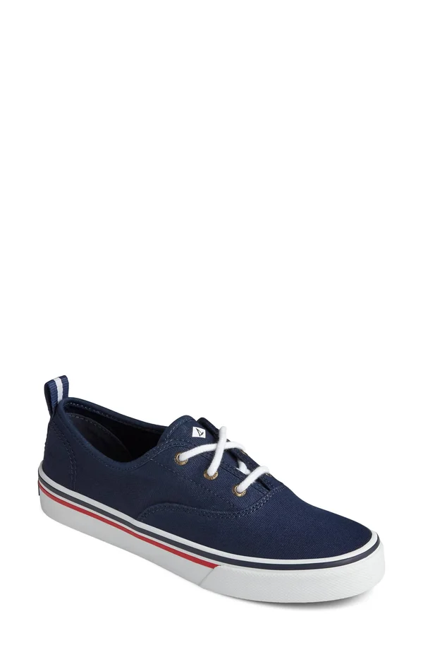 Sperry Women's Crest CVO Canvas Sneaker Navy 11
