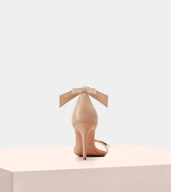 Alexandre Birman - Clarita 75 Leather Sandal, 10 US, Nude