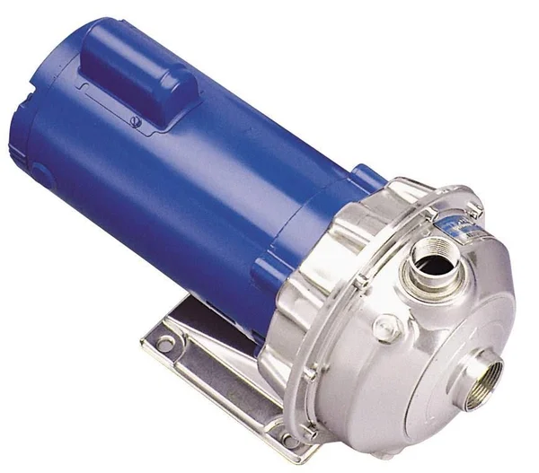 Goulds 1ST1D5E2, Centrifugal Pump, 1x22 Discharge, 1-1/4x22 SUCTION, NPT, 3/4 HP, 3 Phase, 230/460V, 3500 RPM, TEFC, 4.44x22 Imp
