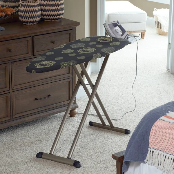 Household Essentials 4 Leg Ironing Board Black