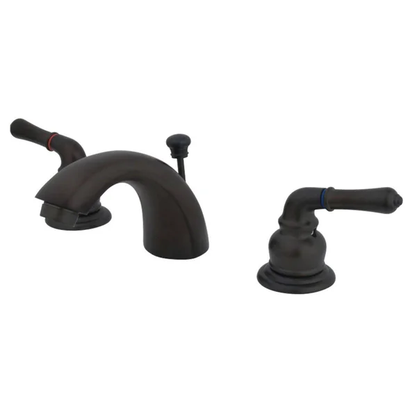 Kingston Brass KB952 Magellan 4x22-8x22 Mini Widespread Lavatory Faucet - Polished Brass