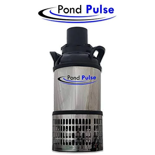 Half Off Ponds Pond Pulse 15 - 000 GPH Hybrid Drive Submersible Pump for Ponds, Water Gardens and Pond Free Waterfalls w/ 30& Powe