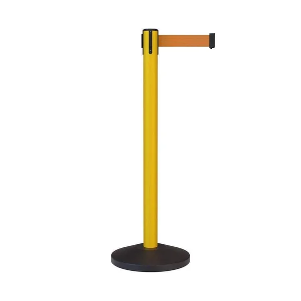 CCW Series RBB-100 Safety Retractable Belt Barrier - 12 ft. Belt by Crowd Control Warehouse