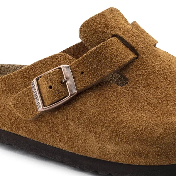 Birkenstock Boston Soft Footbed (37 Mink Suede)
