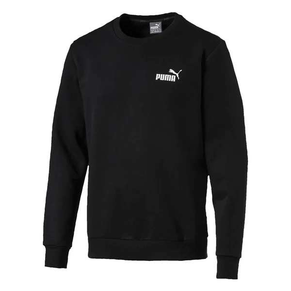 Puma Essentials Sweat with Small Logo in Black