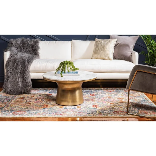 Unique Loom Austin Fortissimo Area Rug - 9& x 12& - Beige
