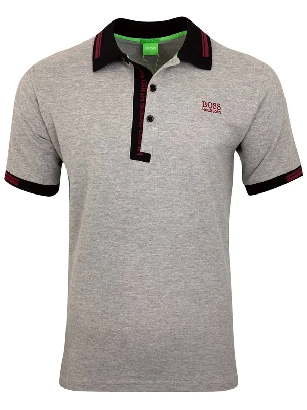 Hugo Boss Men Paddy Polo Shirt L Black