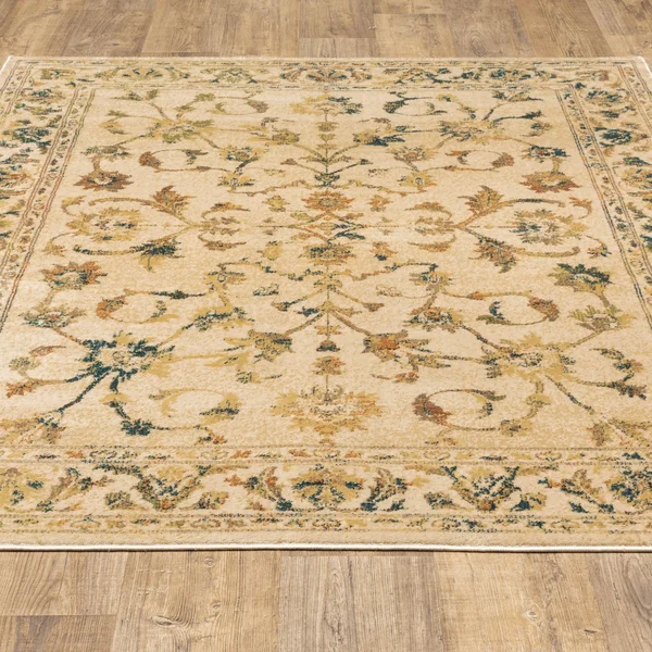 Oriental Weavers Juliette 1331V 5&3x22 x 7&3x22 Beige Area Rug