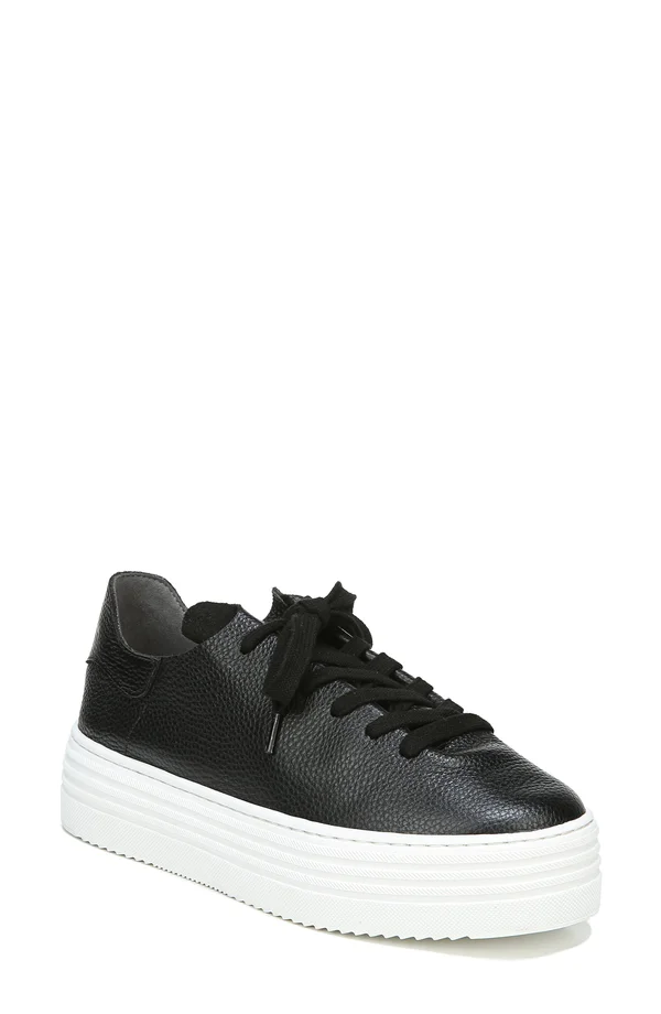 Sam Edelman Pippy Platform Sneaker - Black - 5.5 M