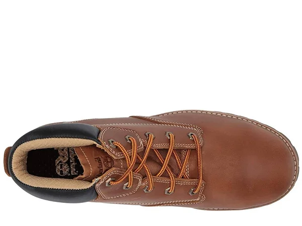 Timberland Pro Men's 6 in. Gritstone Steel Toe Work Boot, Wheat