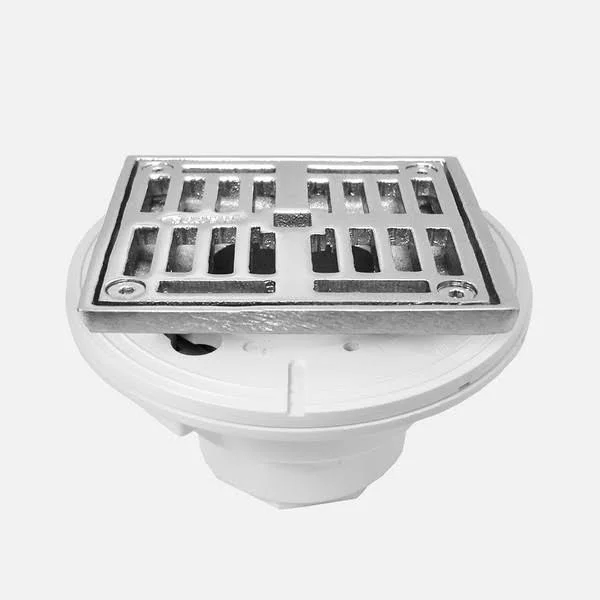Sigma APS.2PVC.506.25 4x22 Square PVC Shower Drain Matte White