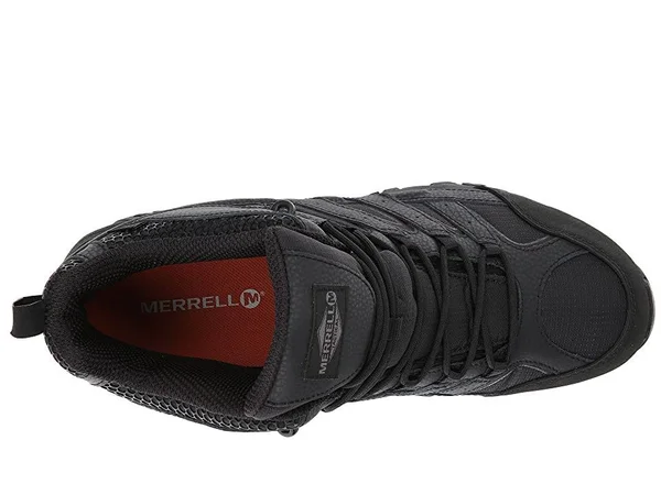 Merrell Men's Moab 2 Mid Waterproof Tactical Boots - Black